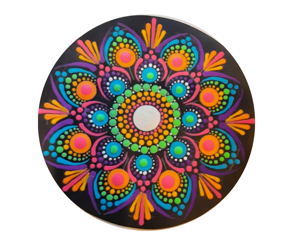 Learn to Paint Dot Mandalas – The Cob Mercantile and Worlds Window