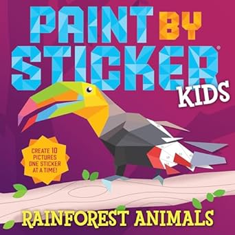 Paint by Sticker Kids: Rainforest Animals  324