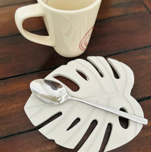 Cement Leaf Coaster