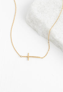 Radiant Cross Necklace