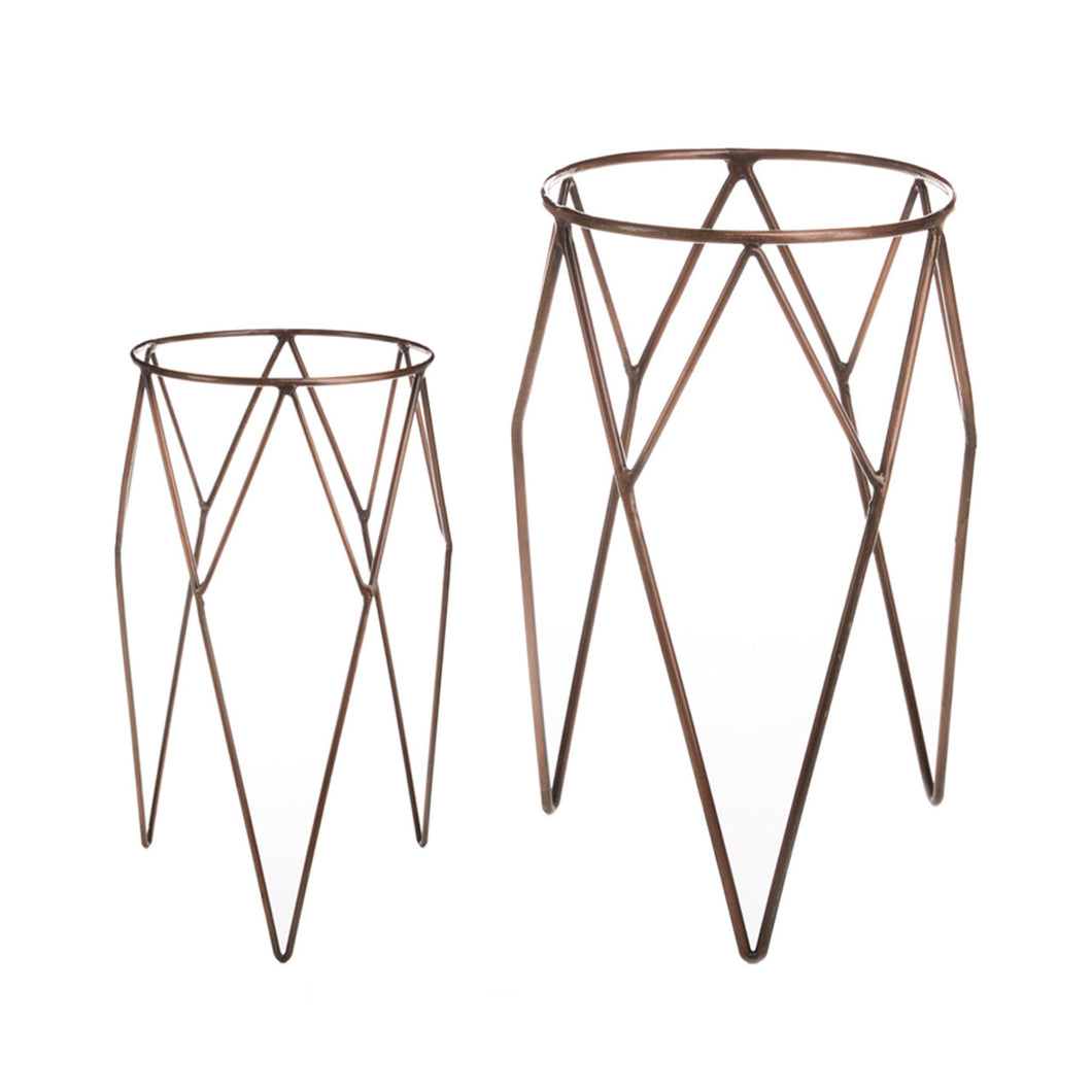 Wire Plant Stand Set of 2