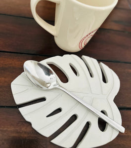 Cement Leaf Coaster