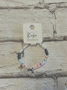 Just breathe friendship bracelet