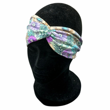 Load image into Gallery viewer, Aqua flowers headband
