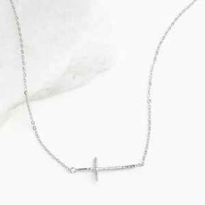 Radiant Cross Necklace