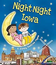 Night-Night Iowa: A Sweet Goodnight Board Book for Kids and Toddlers  924