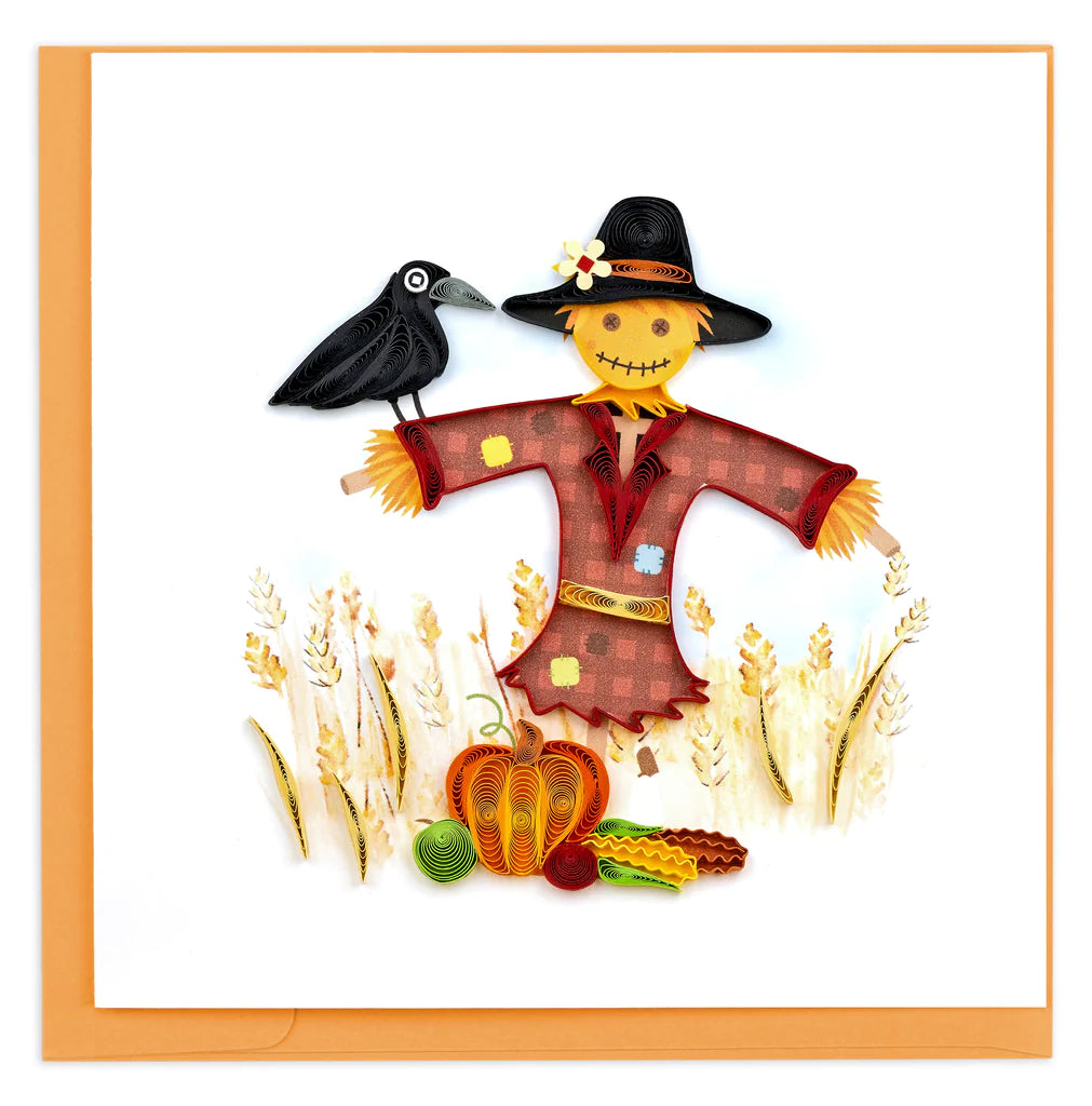Quilled Scarecrow Greeting Card