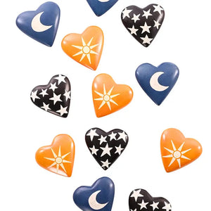 Celestial Soapstone Heart Keepsakes