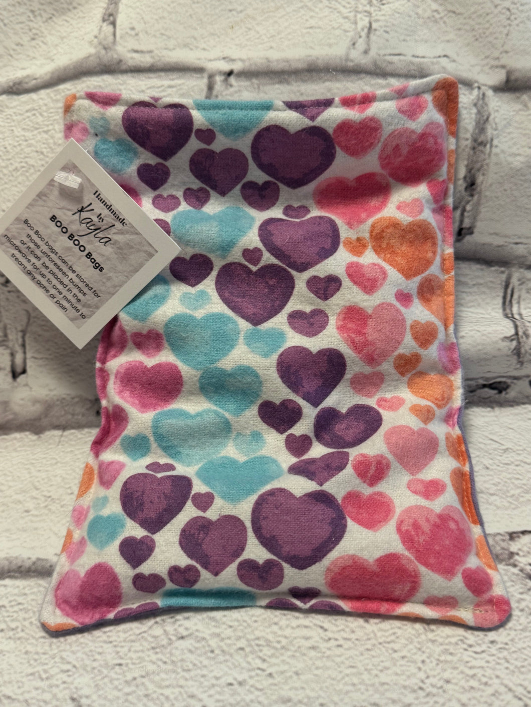 Purple Hearts Boo Boo bag