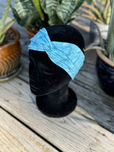 Load image into Gallery viewer, Teal sweater headband
