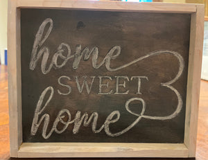 Home Sweet Home sign