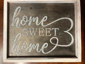 Home Sweet Home sign