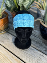 Load image into Gallery viewer, Teal sweater headband
