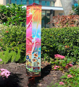 Garden Stake, Solar Spirit Pole 38"