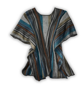 Mojana Striped Poncho