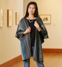 Load image into Gallery viewer, Mojana Striped Poncho
