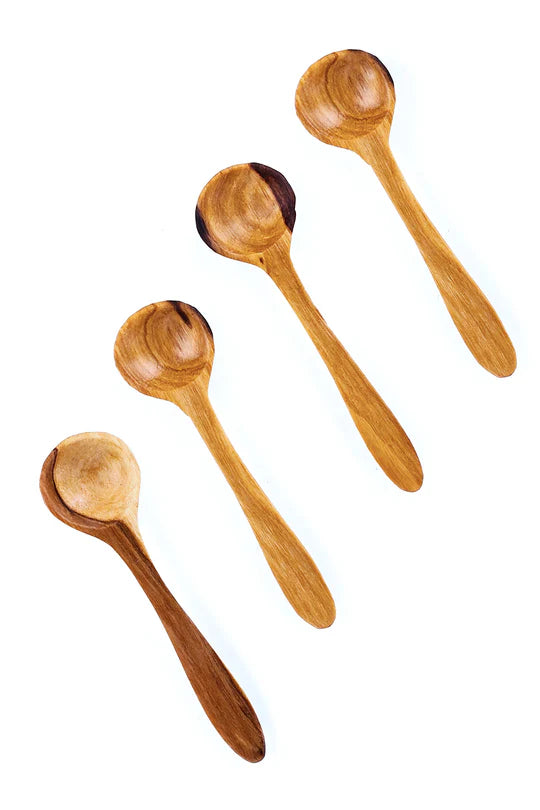 Spoons Pendulum Spice Wild Olive Wood Set of 4