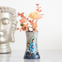 Load image into Gallery viewer, Stoneware Hummingbird Vase
