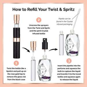 Zodiac Perfume Twist & Spritz Travel Spray Gift Set 8ml: Sagittarius