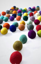 Load image into Gallery viewer, Felt Ball Garland -  10&#39; Multicolored
