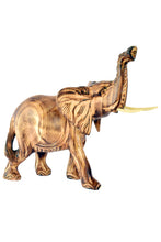 Load image into Gallery viewer, Kenyan Jacaranda Wood Jumbo Elephant- Trunk Up
