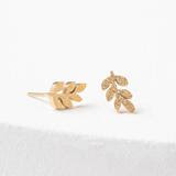 Load image into Gallery viewer, Rowen Leaf Stud Earrings
