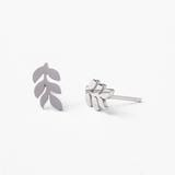 Rowen Leaf Stud Earrings