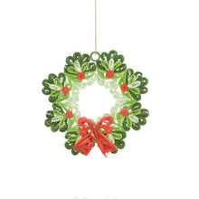 Load image into Gallery viewer, Quilled Paper Wreath Ornament
