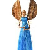 Sisal Angel Holiday Sculpture