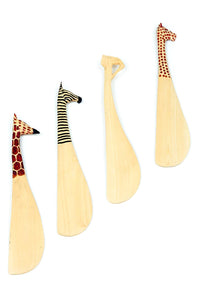 Set of Four Jacaranda Safari Animal Spreaders