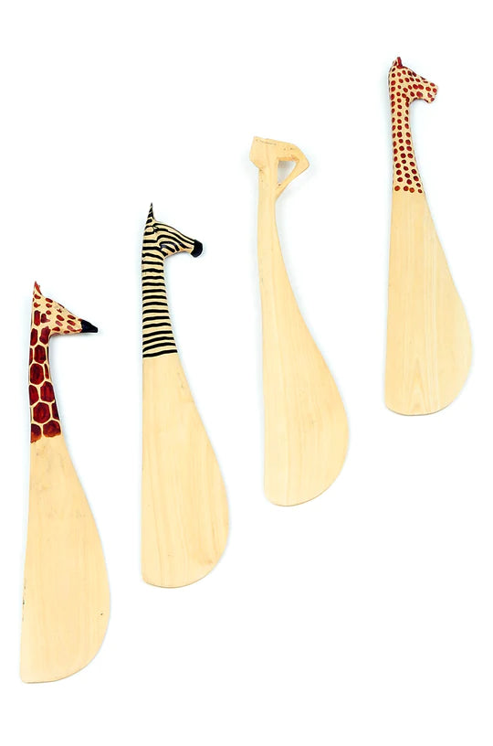 Set of Four Jacaranda Safari Animal Spreaders