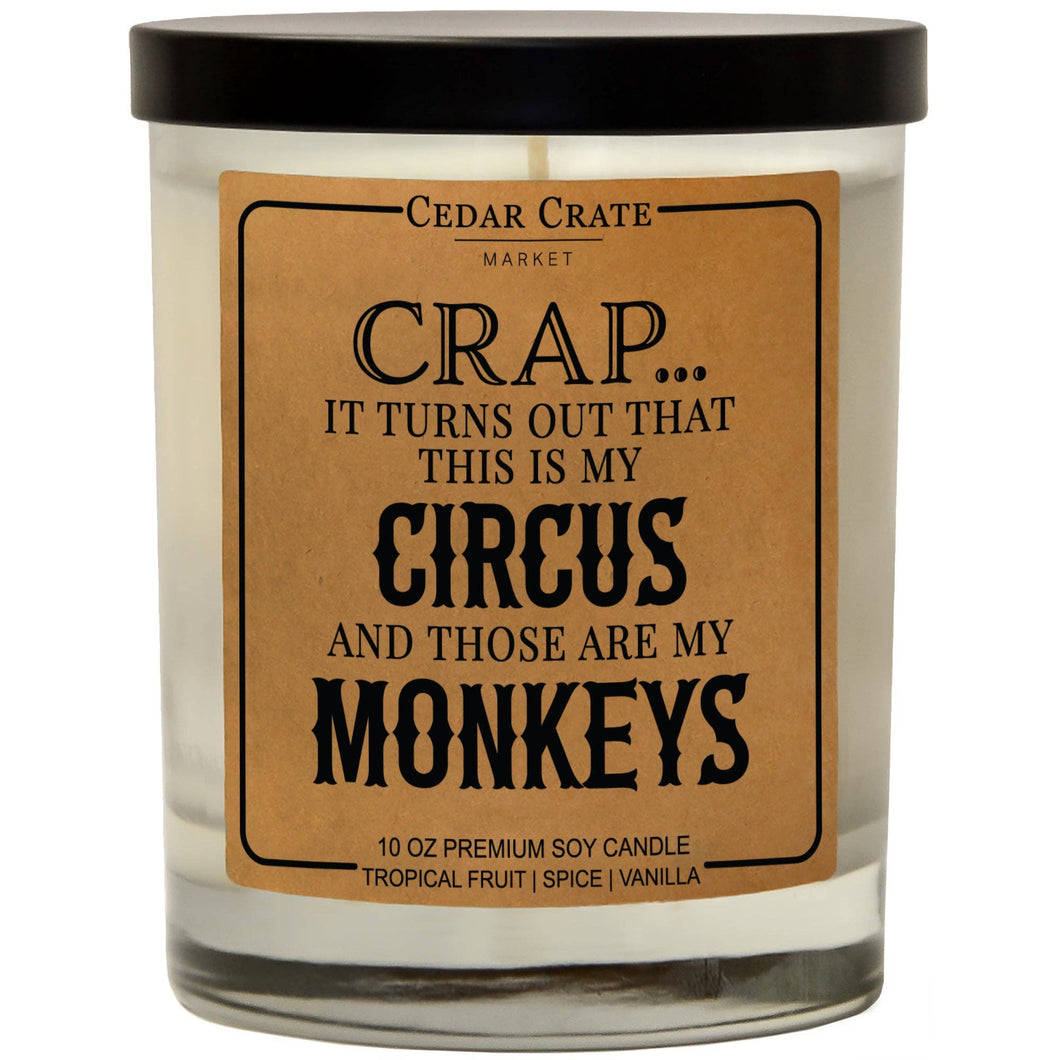 Crap… It Turns Out This Is My Circus | 100% Soy Wax Candle