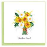 Quilled Thanks a Bunch Greeting Card