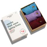 Load image into Gallery viewer, Set Socks that Save LGBTQ Lives - Ankle
