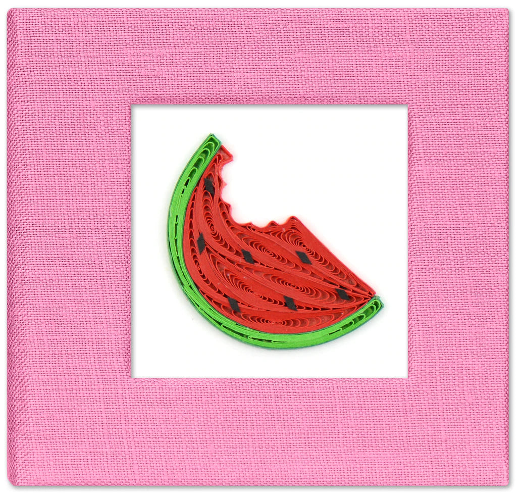 Quilled Watermelon Sticky Note Pad Cover