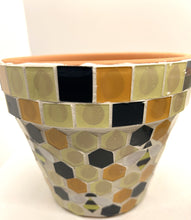 Load image into Gallery viewer, Planter, Honeycomb Mosaic Large
