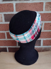 Load image into Gallery viewer, Teal Plaid Headband
