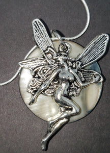 Liza Paizis Fairy MOP Pendant Necklace