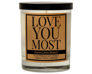Love You Most | 100% Soy Wax Candle
