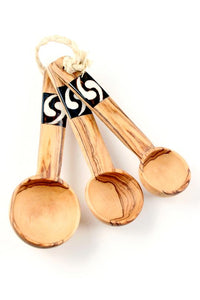 Set of 3 Measuring Spoons with Bone
