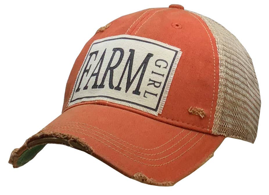 Farm Girl Distressed Cap