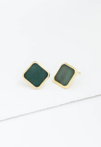 Noble Studs in Evergreen