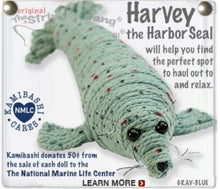 Load image into Gallery viewer, Harvey the Harbor Seal String Doll
