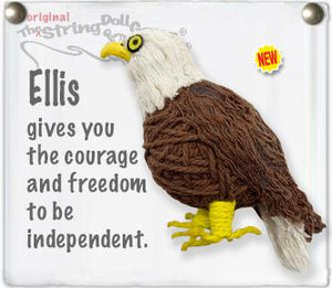 Ellis the Bald Eagle String Doll