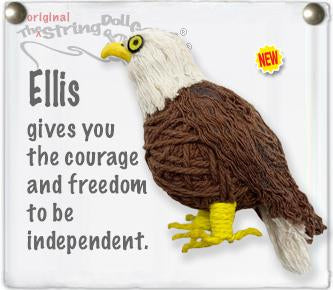 Ellis the Bald Eagle String Doll