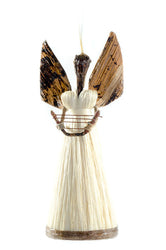 Sisal Angel Holiday Ornament